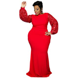Plus Size Women Clothes Winter New Hit Sequin Sleeve Women Dress