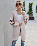 Autumn Winter Cardigan Sweater Women Clothing Plus Size Loose Long Sleeve Mid-Length Coat
