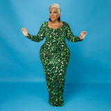 Plus Size Tight Sexy Leopard Print  Women Dress