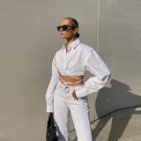 Long Sleeved Navel Cardigan