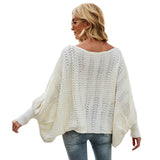 V-Neck  Long Sleeved Pullover Sweater