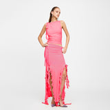 Summer Popular Off Shoulder Jellyfish Lace Suit Skirt Sexy Sexy Dress