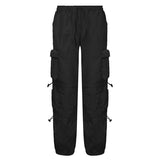 Self-Built Station Autumn Winter Women's Street Hip Hop Low Waist Tooling Denim Pants Casual Pants