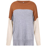 Leisure Round Neck Long Sleeve Pullover Shirt