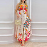 Cut out and split dress