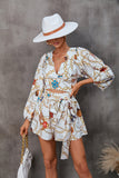 Women Clothing Station Autumn Printing Long Sleeve Set