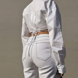 Long Sleeved Navel Cardigan