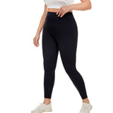 Plus Size Fitting Fleece Peach Yoga Trousers Nude Feel Contrast Color Internet Celebrity Running Fitness Sports Pants Women