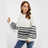 Long Sleeve Round Neck Loose Shirt
