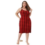 Plus Size Pajamas Women Spring Summer Sling  Girls Nightdress