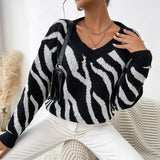 Pullover V-neck Sweater