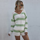 Round Neck Long Sleeve Pullover Sets