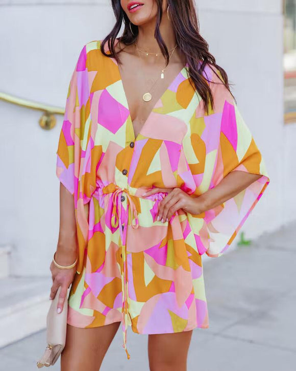 Fashion New Printed Shirt Dress