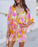 Fashion New Printed Shirt Dress