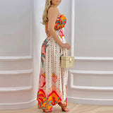 Cut out and split dress