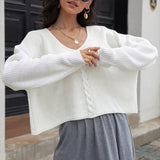 Leisure V Neck Long Sleeve Shirt