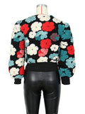 Women's Button Three-dimensional Flower Short Jacket